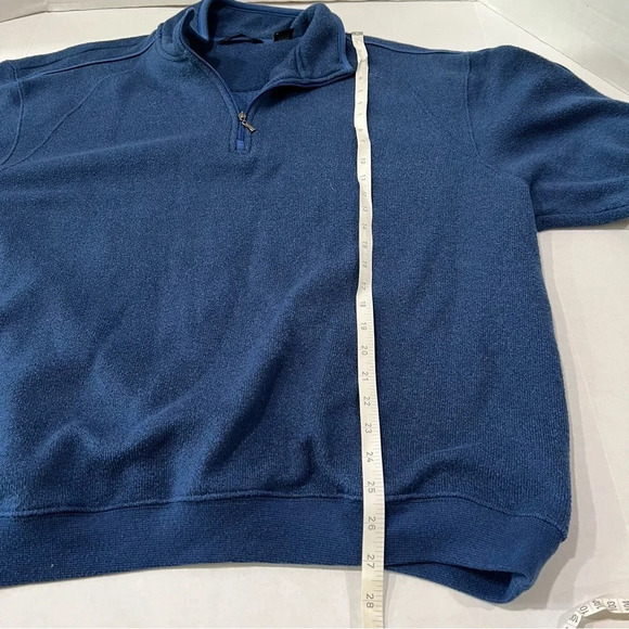 PGA Tour Men’s Blue Quarter Zip Golf Pullover Size XL - Picture 6 of 12